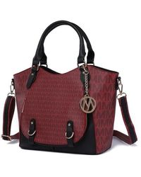 Fashnzfab - Mkf Talula Printed Satchel Bag - Lyst