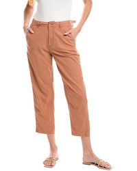 Michael Stars - Sal Linen-Blend Barrel Pant - Lyst