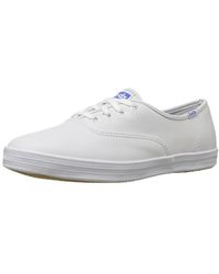 Keds - Champion Leather Low Top Sneakers - Lyst