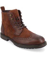 Vance Co. - Virgil Wingtip Ankle Boot - Lyst