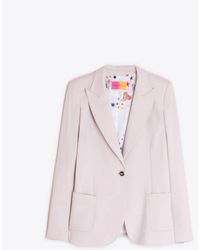Vilagallo - Structured Jacket With Heart Buttons - Lyst