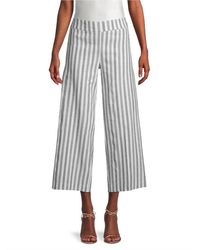 Avenue Montaigne - Alex Relaxed Straight Ankle Pant - Lyst