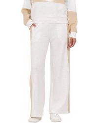 Vintage Havana - Color Block Cloud Fleece Wide Leg Pant - Lyst