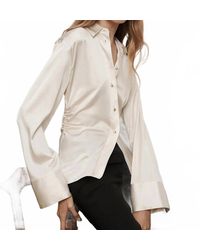 Veronica Beard - Shiona Button Down Blouse - Lyst