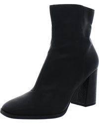 Dolce Vita - Faux Leather Embossed Ankle Boots - Lyst