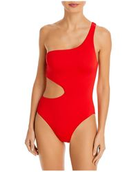 A'qua Swim - Stretch One Shoulder One-piece Swimsuit - Lyst