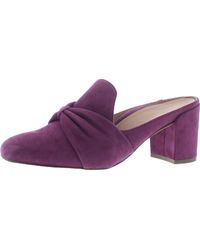 Vionic - Presley Suede Square Toe Mules - Lyst