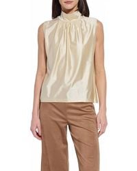 Lyssé - Marcia Turtleneck Ruching Top - Lyst