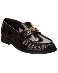 Versace - Leather Loafer - Lyst