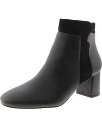 Bella Vita - Medley Block Heel Faux Suede Ankle Boots - Lyst