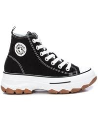 Xti - Canvas Ankle Boots - Lyst