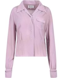 Maison Margiela - Tailored Shirt With Classic Collar And Button-Down Front - Lyst