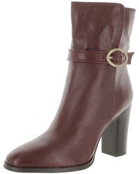Franco Sarto - Informa Wren Leather Pull On Ankle Boots - Lyst