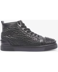 Christian Louboutin - Louis Junior Spikes High-tops Leather - Lyst