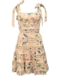 Zimmermann - Zimmerman Kirra Broderie Anglaise Mini Dress - Lyst