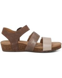 Aetrex - Lilly Adjustable Quarter Strap Sandal - Lyst
