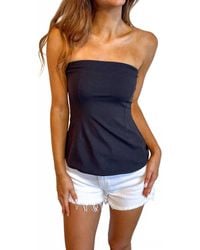 Olivaceous - The One & Only Strapless Top - Lyst