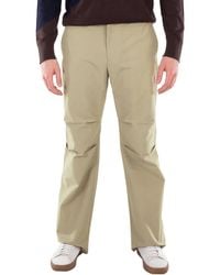 Ferragamo - Ferragamo Logo-Patch Cotton Cropped Trousers, Brand Size 48 (Us Size 32) - Lyst