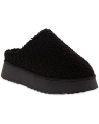 MIA - Icee Mule Fur Shearling Cozy Slip On Platform Slippers Htat1070 - Lyst