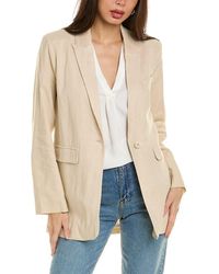 Ellen Tracy - Linen-blend Blazer - Lyst