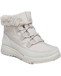 Ryka - Aubonne Faux Suede Faux Fur Lined Winter Boots - Lyst
