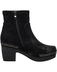 Antelope - Tia Heeled Suede Booties - Lyst