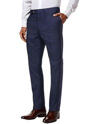Calvin Klein - Jace Glen Plaid Wool Dress Pants - Lyst