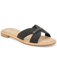 Dolce Vita - Atomic Raffia Slide Woven Slide Sandals - Lyst