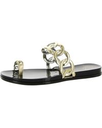 Vince Camuto - Emagenta Chain Toe Loop Jelly Sandals - Lyst