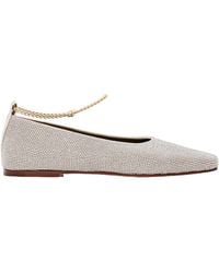MARIA LUCA - Augusta Strass Ballet Flat Shoes - Lyst