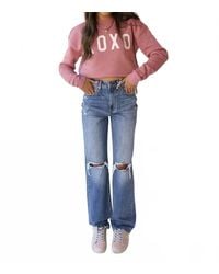Oat Collective - Xoxo Long Sleeve Sweatshirt - Lyst