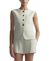 A.L.C. - Georgie Linen-Blend Vest - Lyst