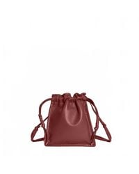 LEMIZ - Mini Bowie Drawstring Leather Bag - Lyst