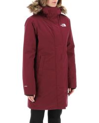 The North Face - Arctic Parka With Eco-Fur Trimmed Hood - Lyst
