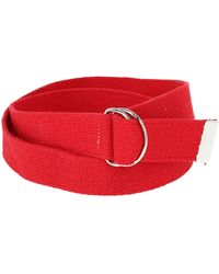 CTM - Cotton Web Belt With D Ring Buckle - Lyst
