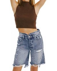 Kancan - Ultra High Rise 90S Bermuda Shorts - Lyst