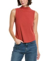Bella Dahl - Mock Neck Top - Lyst