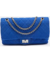 Chanel - Jersey Classic 227 Reissue 2.55 Flap Bag - Lyst