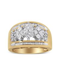 Haus of Brilliance - 10K And 1 1/2 Cttw Pear Shaped 3 Stone Style Diamond Ring Band - Lyst