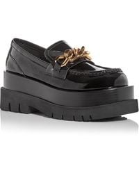 Jeffrey Campbell - Recess Pl Faux Leather Chunky Loafers - Lyst