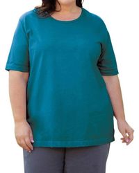 On The Plus Side - Cotton Short Sleeve Tee - Lyst