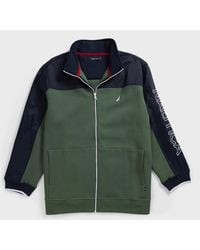 Nautica - Big & Tall Colorblock Full Zip Track Jacket - Lyst