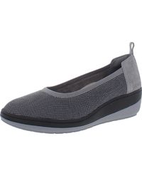 Vionic - Jacey Knit Suede Trim Slip On Loafers - Lyst