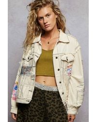 Pol - Patch And Net Work Jacket - Lyst