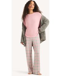 Nautica - Plaid Pajama Pant Set - Lyst