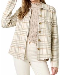 Mystree - Check Patterned Sweater Jacket - Lyst