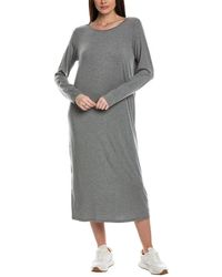 Eileen Fisher - Jewel Neck Midi T-shirt Dress - Lyst