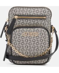Guess Factory - Filmore Canvas Crossbody - Lyst
