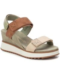 Xti - Suede Wedge Sandals - Lyst