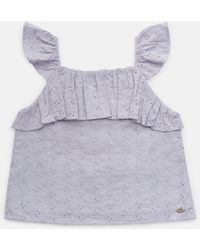 Guess - Palmer Eyelet Top (7-14) - Lyst